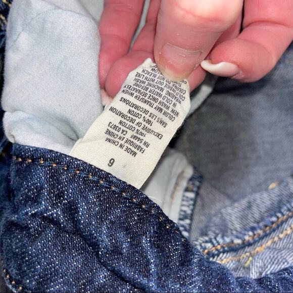 American Eagle AEO Jean cut off distressed rolled shorts SZ 6 American Eagle - Picture 6 of 8